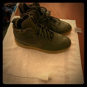 Classic green Nike air Ones